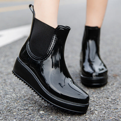 Mujer Botines Chelsea Impermeables | Suela Antideslizante & Paneles Elásticos | Uso Diario