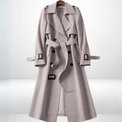 Mujer Gabardina de Invierno | Relleno Aislante & Corte Medio | Otoño e Invierno