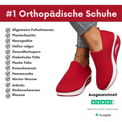 Zapatillas sin cordones para mujer | Suela amortiguadora y ajuste cómodo