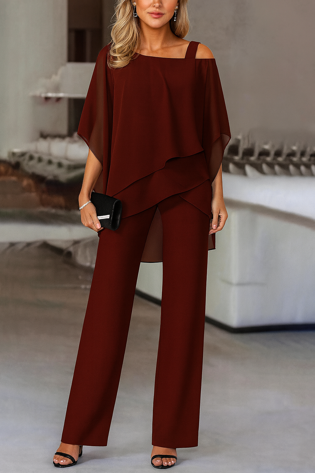 Conjunto elegante de noche para mujer | Corte cómodo y sofisticado