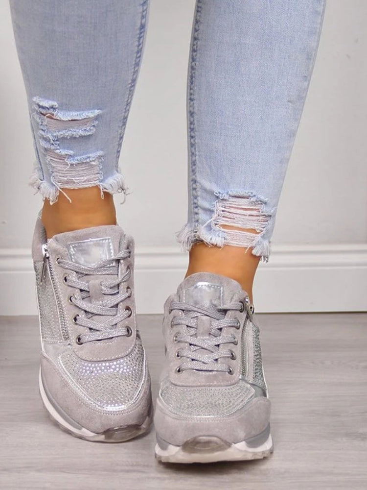 Zapatillas deportivas con amortiguación para mujer | Suela antideslizante y tejido transpirable