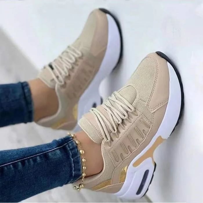 Zapatillas de paseo con soporte plantar y suela amortiguada para mujer | Primavera