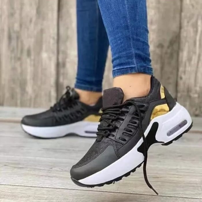 Zapatillas de paseo con soporte plantar y suela amortiguada para mujer | Primavera