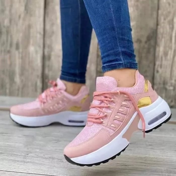 Zapatillas de paseo con soporte plantar y suela amortiguada para mujer | Primavera