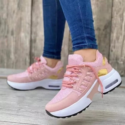 Zapatillas de paseo con soporte plantar y suela amortiguada para mujer | Primavera