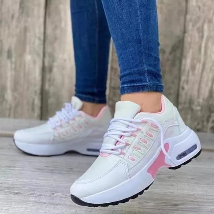 Zapatillas de paseo con soporte plantar y suela amortiguada para mujer | Primavera