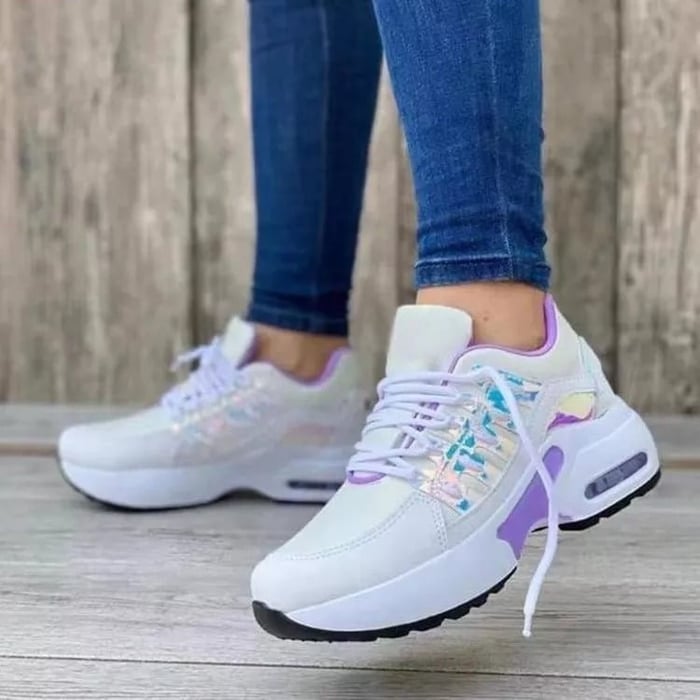 Zapatillas de paseo con soporte plantar y suela amortiguada para mujer | Primavera