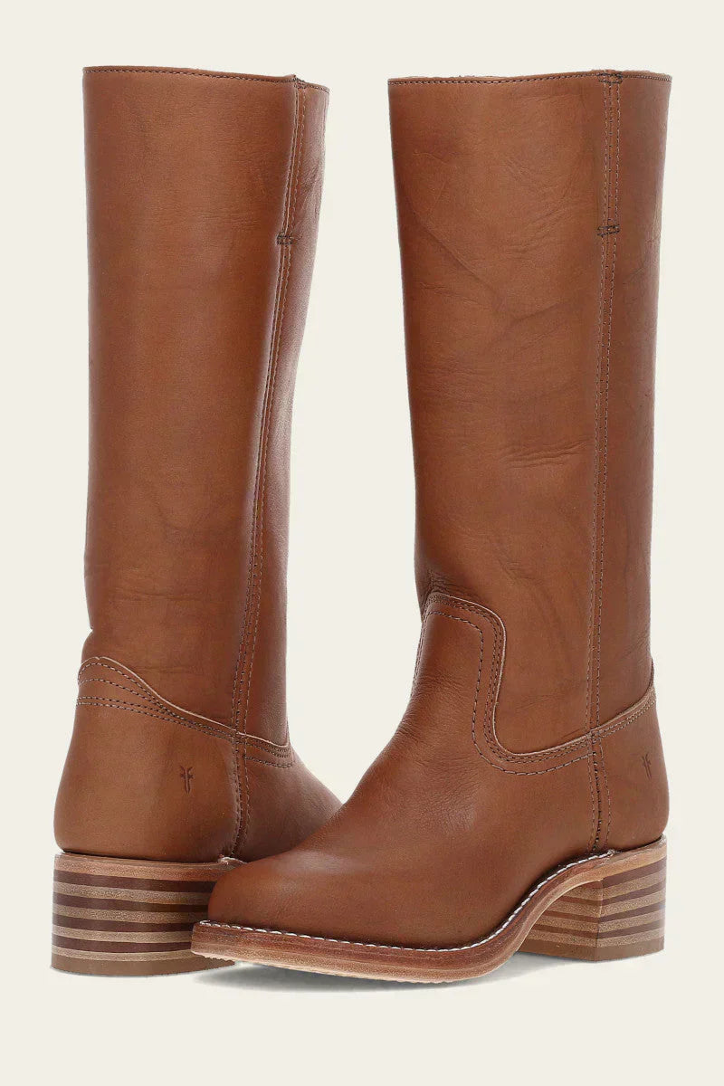 Mujer Botas Altas hasta la Rodilla | Tacón Ancho & Puntera Redonda | Otoño e Invierno