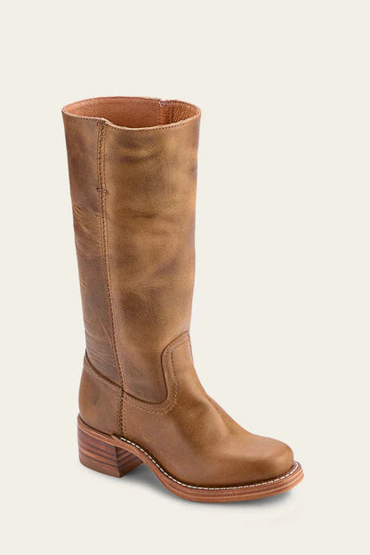 Mujer Botas Altas hasta la Rodilla | Tacón Ancho & Puntera Redonda | Otoño e Invierno