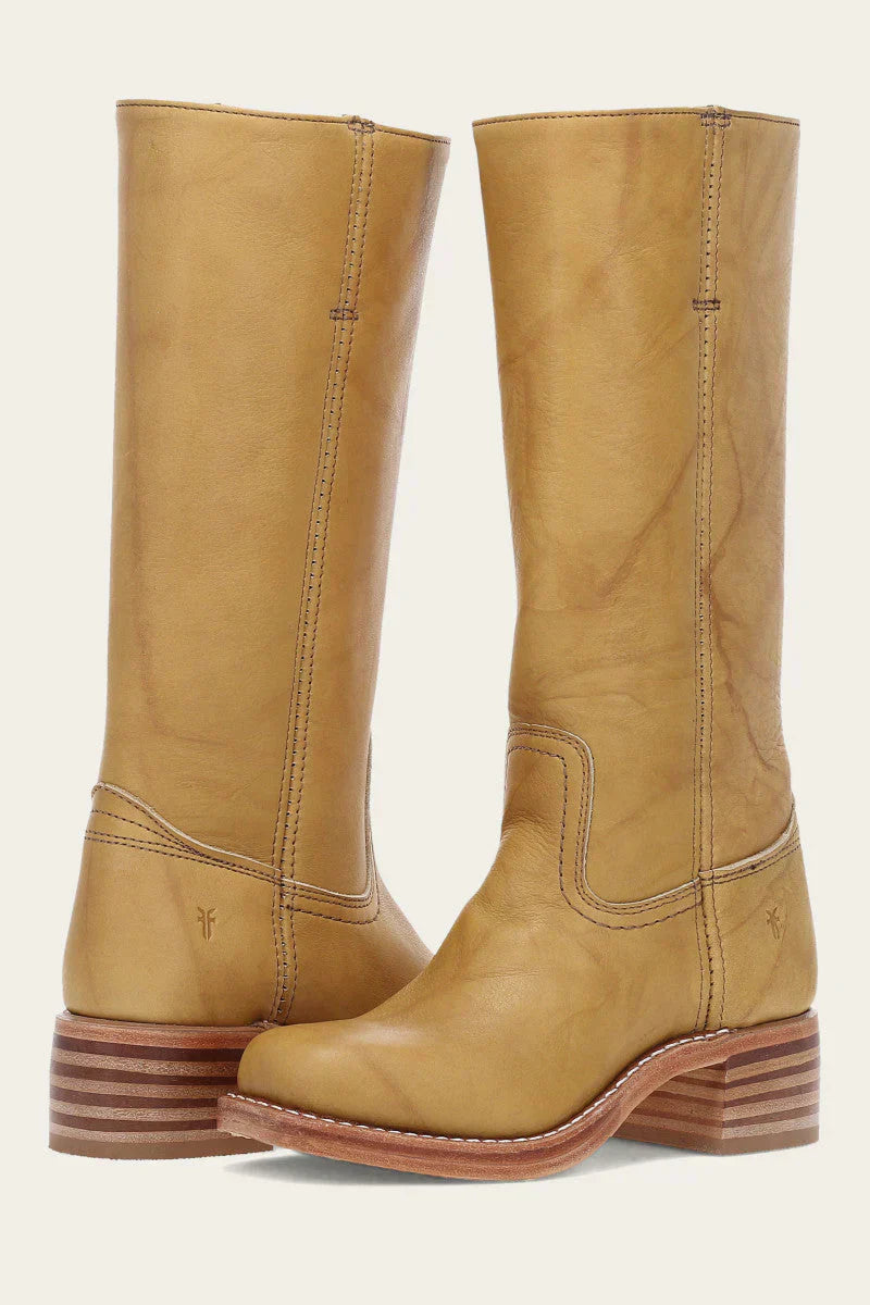 Mujer Botas Altas hasta la Rodilla | Tacón Ancho & Puntera Redonda | Otoño e Invierno