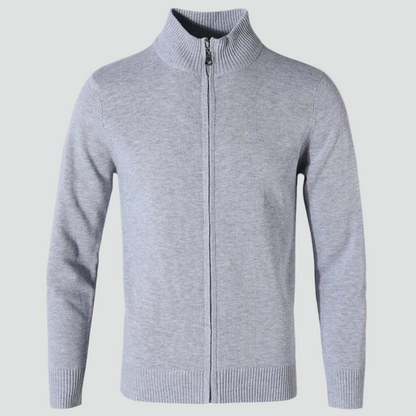 Hombre Chaqueta de Punto | Cuello Alto & Cierre de Cremallera | Otoño e Invierno