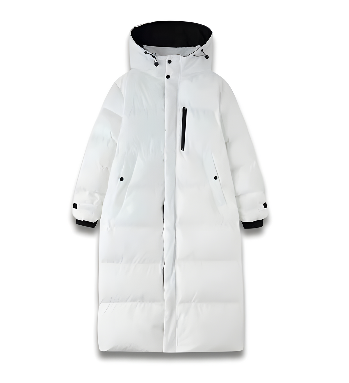 Mujer Abrigo Acolchado Largo | Aislamiento Térmico & Diseño Ligero | Otoño e Invierno