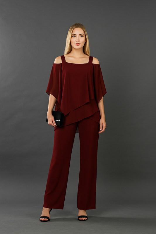Conjunto elegante de noche para mujer | Corte cómodo y sofisticado