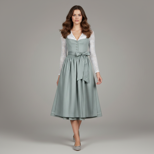 Vestido Tirolés Tradicional Mujer | Traje Oktoberfest Completo