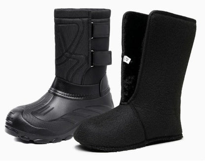 Hombre Botas de Nieve Acolchadas | Impermeables & Suela Antideslizante | Otoño e Invierno