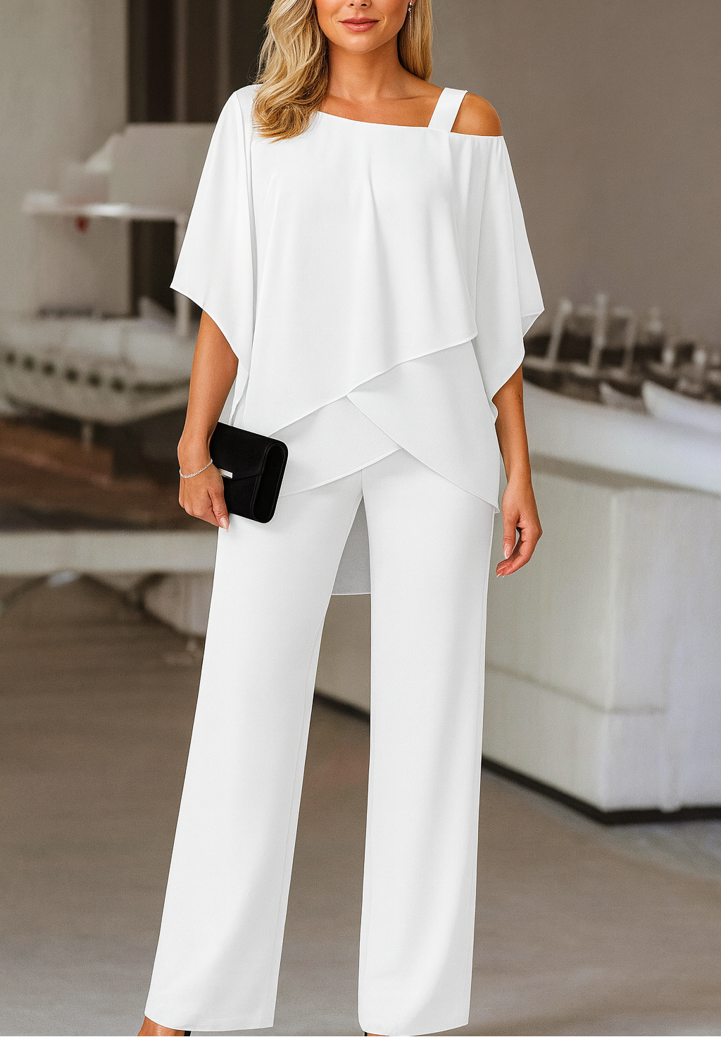 Conjunto elegante de noche para mujer | Corte cómodo y sofisticado