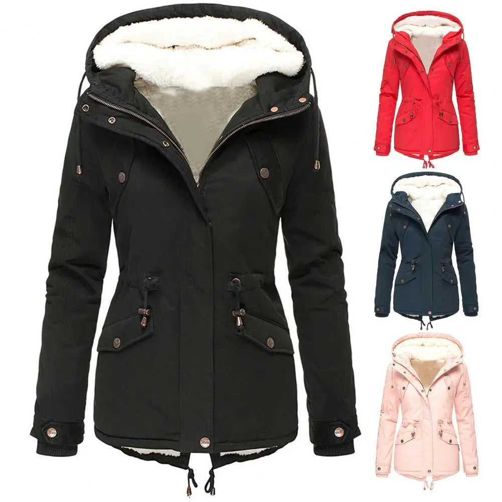 Mujer Parka de Invierno | Impermeable & Forro Cálido | Otoño e Invierno