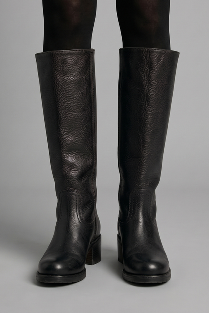 Mujer Botas de Media Caña | Tacón en Bloque & Puntera Redonda | Otoño e Invierno