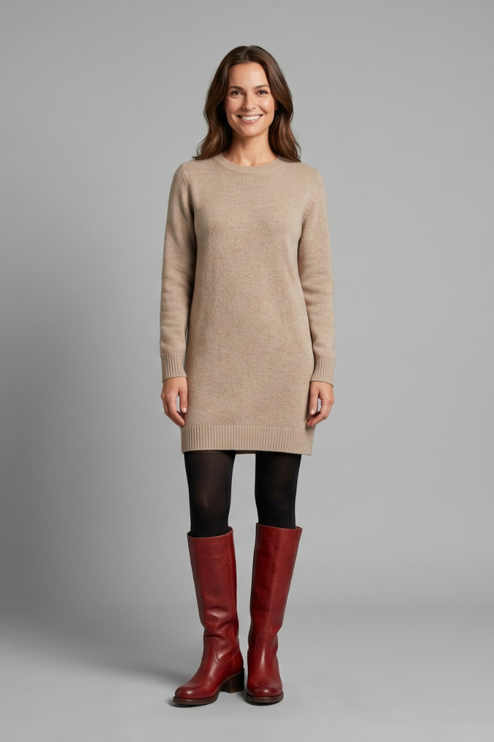 Mujer Botas de Media Caña | Tacón en Bloque & Puntera Redonda | Otoño e Invierno