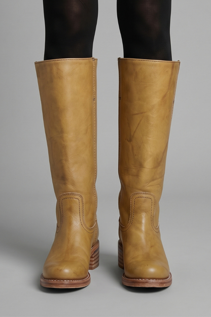 Mujer Botas de Media Caña | Tacón en Bloque & Puntera Redonda | Otoño e Invierno
