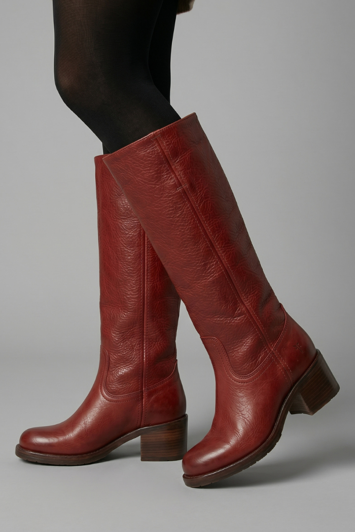 Mujer Botas de Media Caña | Tacón en Bloque & Puntera Redonda | Otoño e Invierno