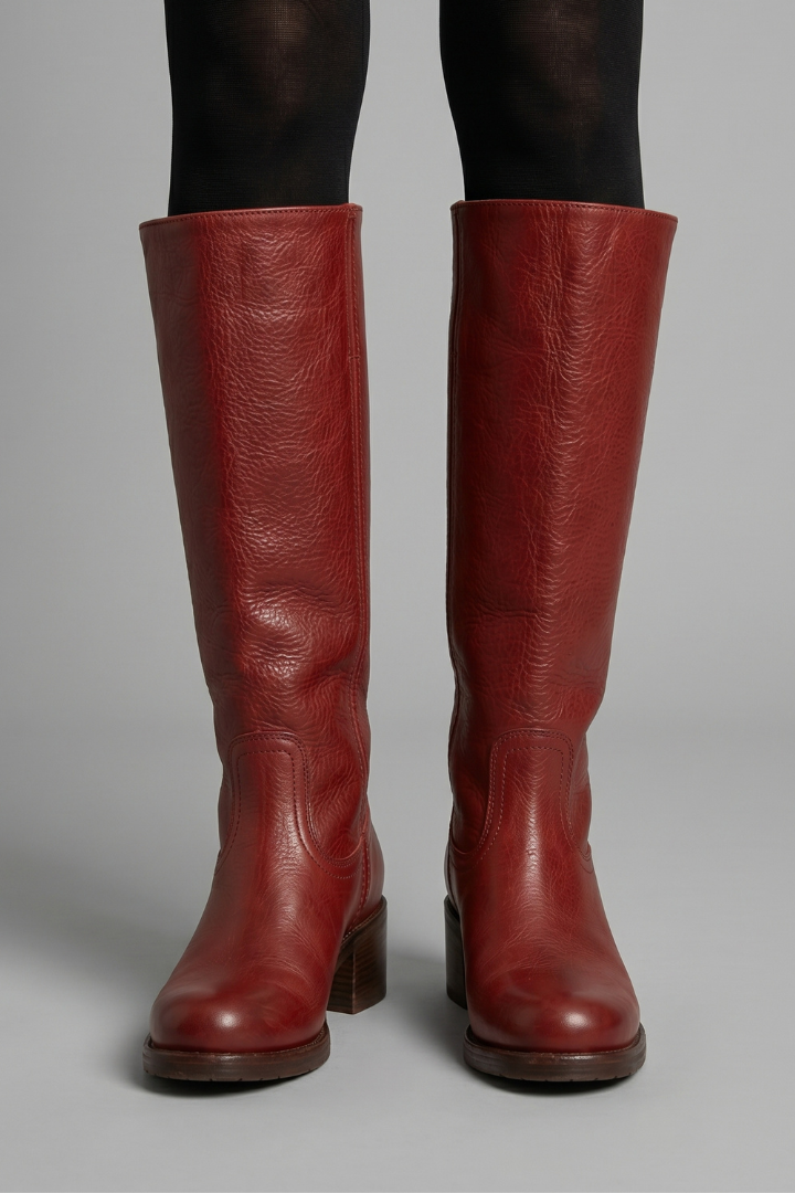 Mujer Botas de Media Caña | Tacón en Bloque & Puntera Redonda | Otoño e Invierno