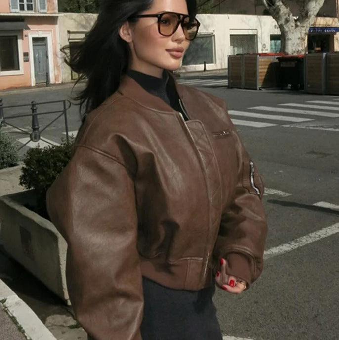Mujer Cazadora Bomber | Corte Holgado & Varios Bolsillos | Uso Diario