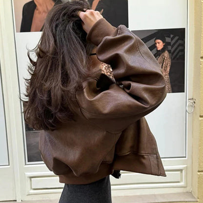Mujer Cazadora Bomber | Corte Holgado & Varios Bolsillos | Uso Diario