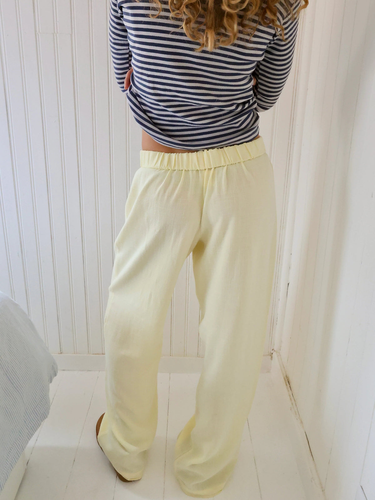 Mujer Pantalón Holgado de Estar por Casa | Cintura Ajustable & Bolsillos Prácticos | Uso Diario