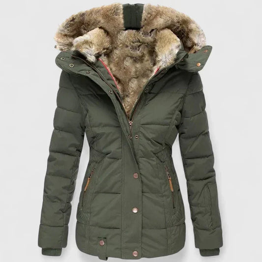 Mujer Abrigo con Capucha Ajustable | Capucha Ajustable & Bolsillos Prácticos | Otoño e Invierno