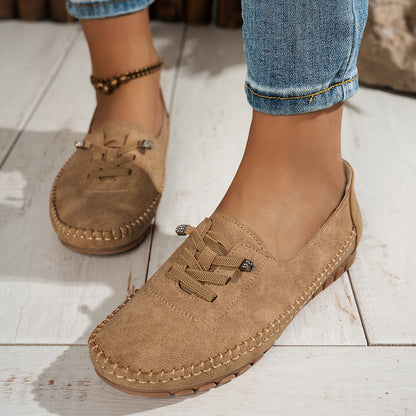 Mocasín sin cordones para mujer | Diseño cómodo con soporte