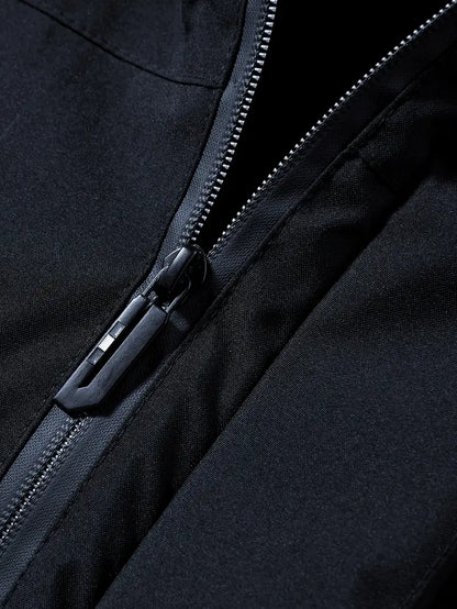 Hombre Parka de Invierno | Impermeable & Relleno Acolchado | Otoño e Invierno