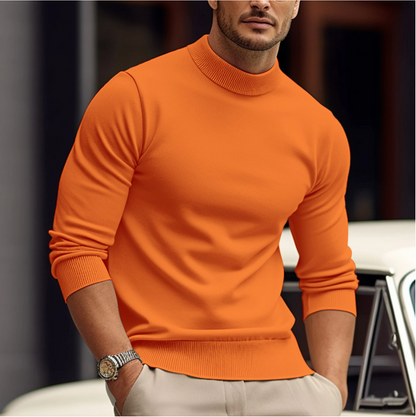 Hombre Sudadera de Cuello Redondo | Mezcla de Algodón & Corte Holgado | Uso Diario