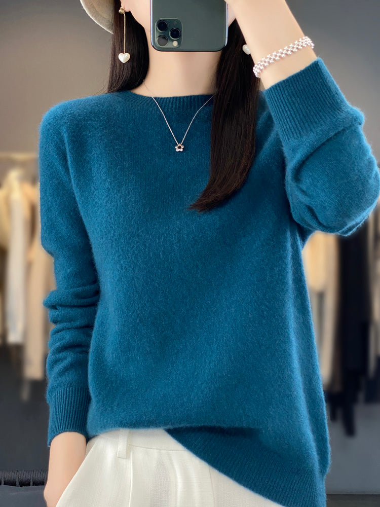 Mujer Jersey de Punto Suave | Corte Holgado & Tacto Agradable | Otoño e Invierno
