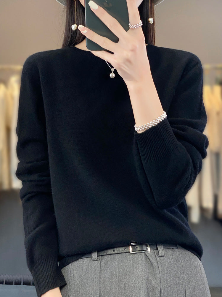 Mujer Jersey de Punto Suave | Corte Holgado & Tacto Agradable | Otoño e Invierno