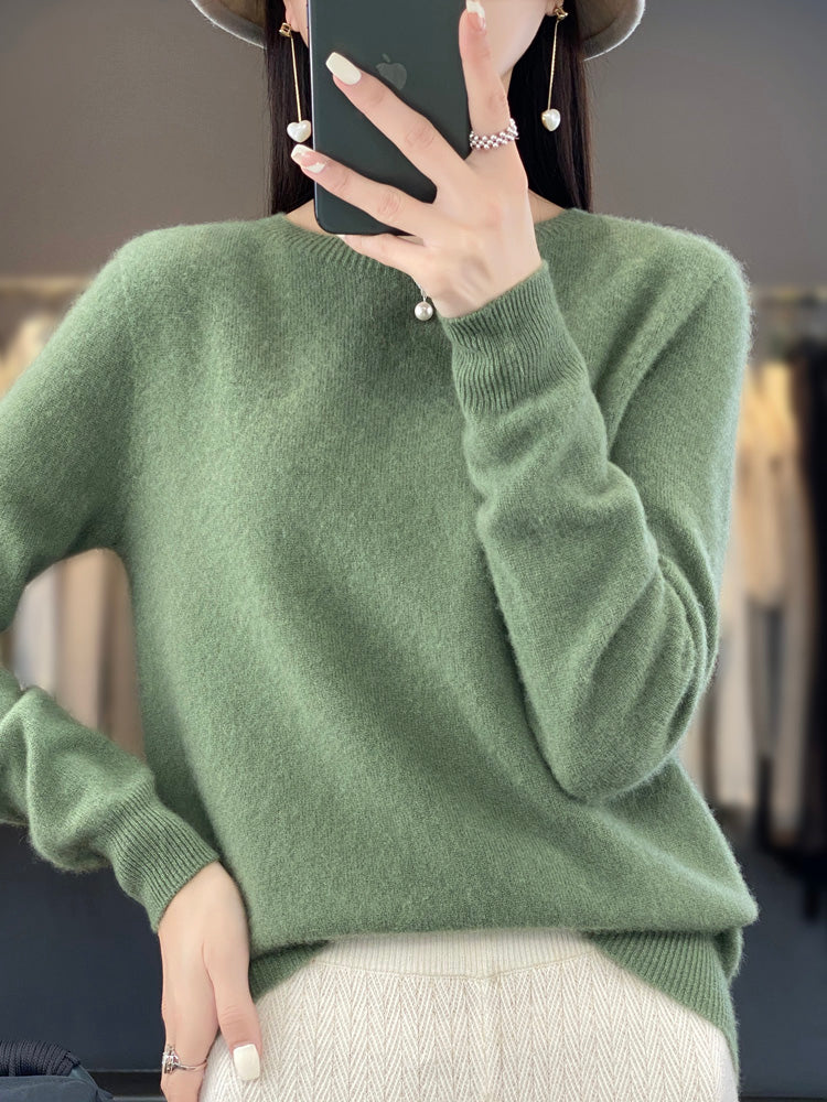 Mujer Jersey de Punto Suave | Corte Holgado & Tacto Agradable | Otoño e Invierno