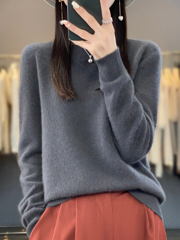 Mujer Jersey de Punto Suave | Corte Holgado & Tacto Agradable | Otoño e Invierno