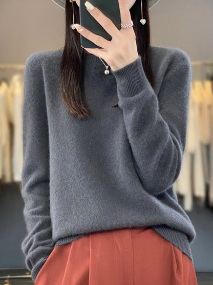 Mujer Jersey de Punto Suave | Corte Holgado & Tacto Agradable | Otoño e Invierno