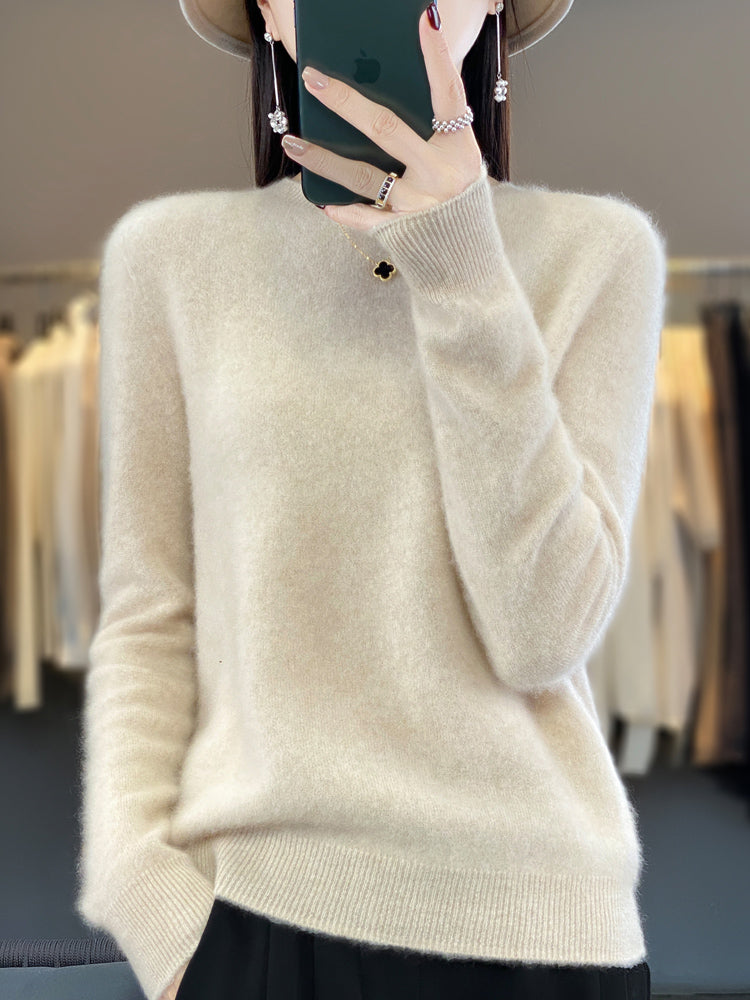 Mujer Jersey de Punto Suave | Corte Holgado & Tacto Agradable | Otoño e Invierno