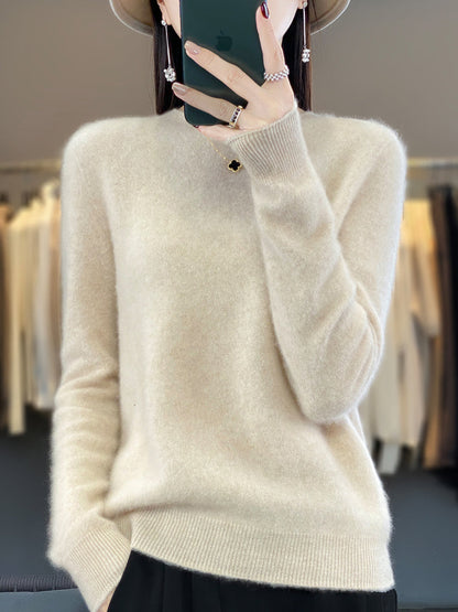 Mujer Jersey de Punto Suave | Corte Holgado & Tacto Agradable | Otoño e Invierno