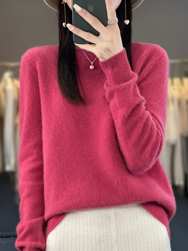 Mujer Jersey de Punto Suave | Corte Holgado & Tacto Agradable | Otoño e Invierno