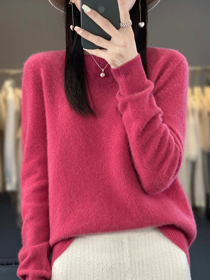Mujer Jersey de Punto Suave | Corte Holgado & Tacto Agradable | Otoño e Invierno