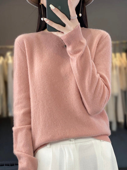 Mujer Jersey de Punto Suave | Corte Holgado & Tacto Agradable | Otoño e Invierno