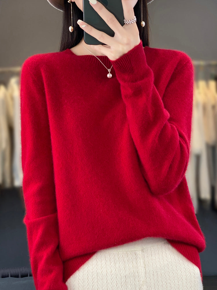 Mujer Jersey de Punto Suave | Corte Holgado & Tacto Agradable | Otoño e Invierno