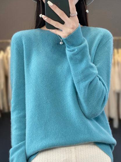 Mujer Jersey de Punto Suave | Corte Holgado & Tacto Agradable | Otoño e Invierno