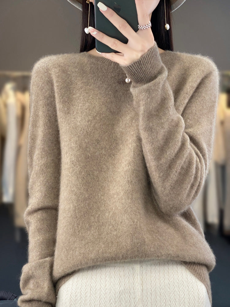 Mujer Jersey de Punto Suave | Corte Holgado & Tacto Agradable | Otoño e Invierno