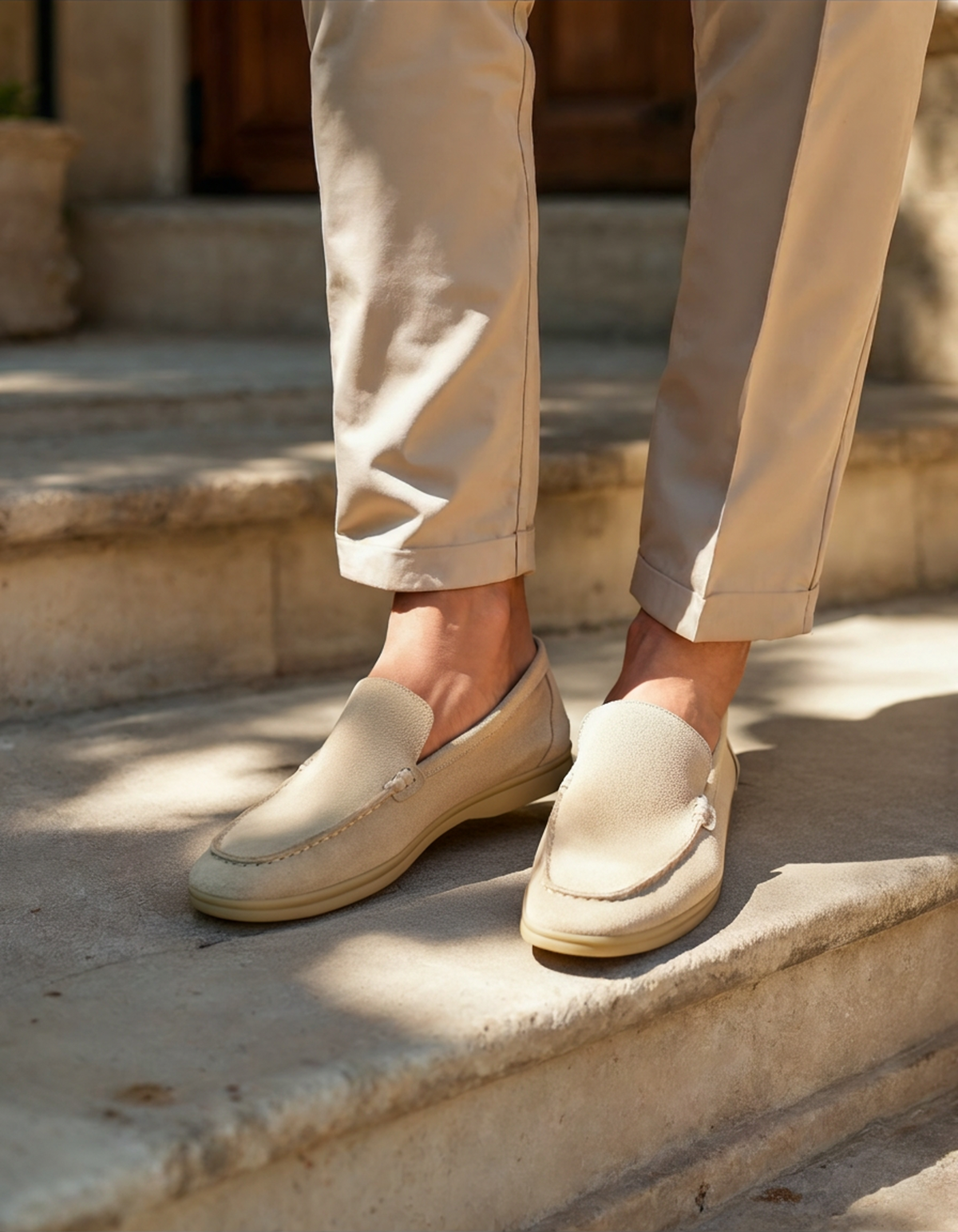 Hombre Mocasines de Ante | Diseño Slip-on & Suela de Soporte | Uso Diario