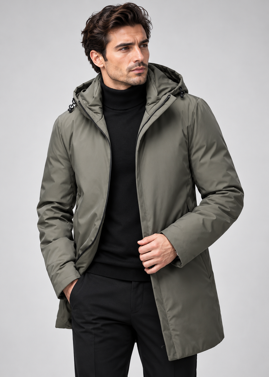 Hombre Chaqueta de Invierno | Impermeable & Forro Cálido | Otoño e Invierno