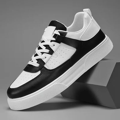 Hombre Zapatillas Bajas con Perforaciones | Cierre de Cordones & Suela de PVC | Uso Diario