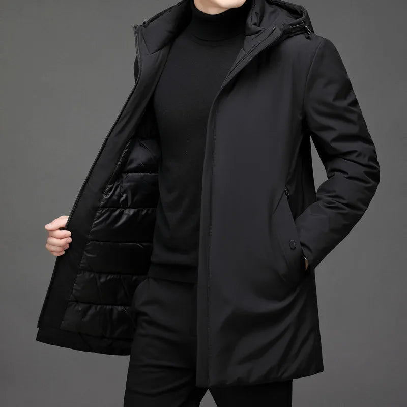 Hombre Chaqueta de Invierno | Impermeable & Forro Cálido | Otoño e Invierno